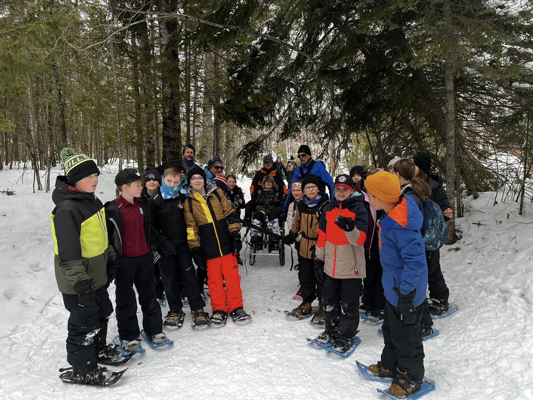 Randonnée en Joëlette pour Félix et sa classe - Zero Limit