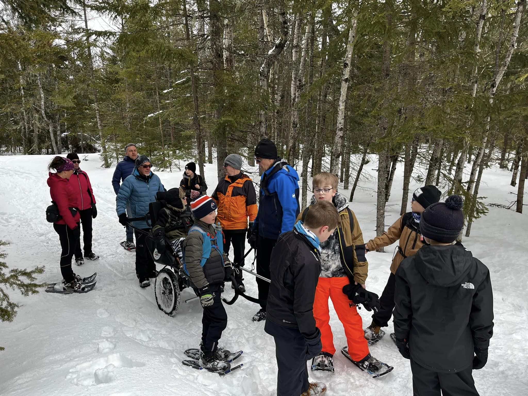 Hike with a Joëlette for Felix and his class - Zero Limit