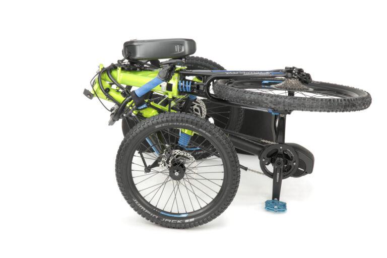 Folded Scorpion Enduro recumbent bike - Vélo allongé Scorpion Enduro plié