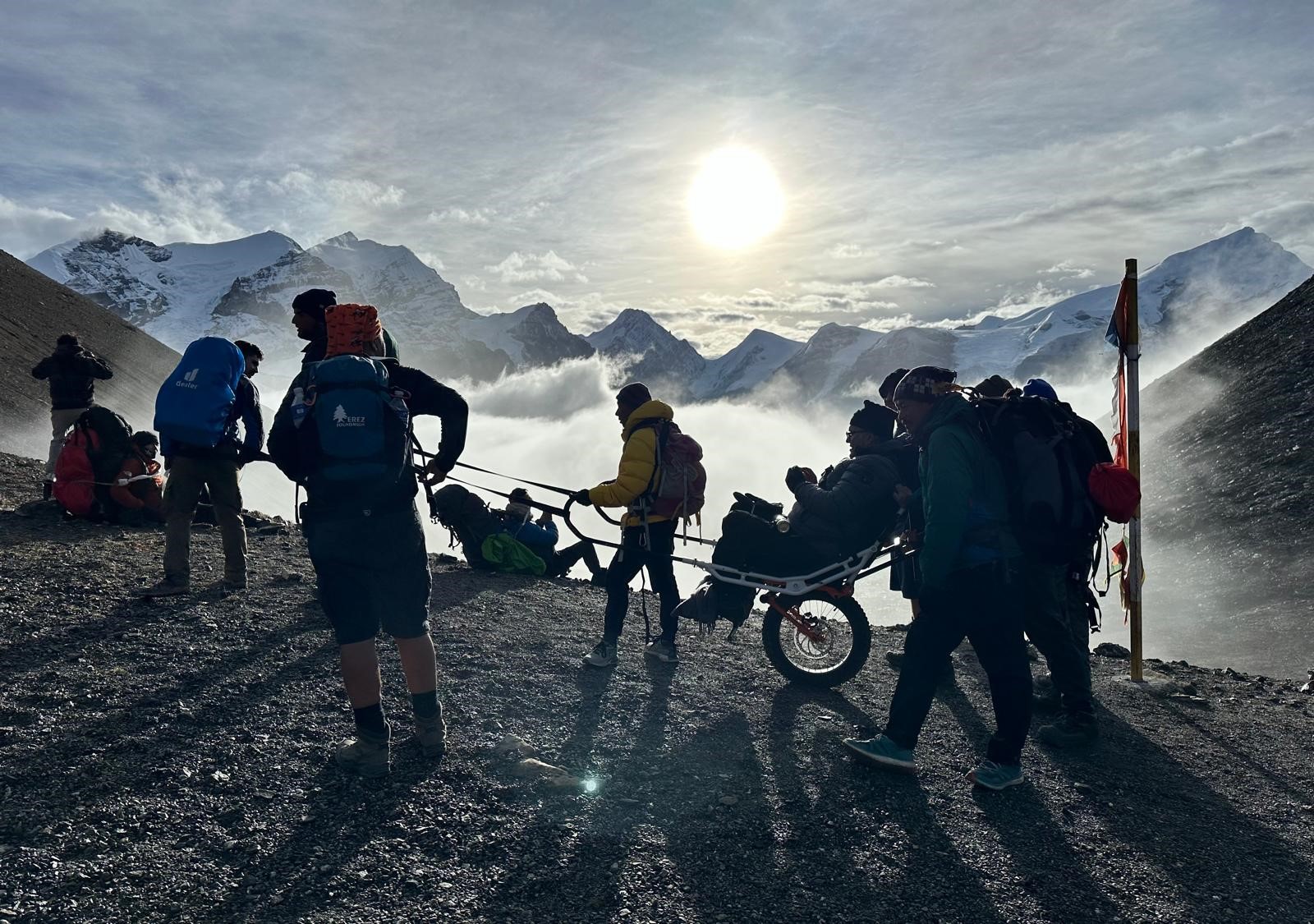 The Himalayas in Joëlette - Zero Limit