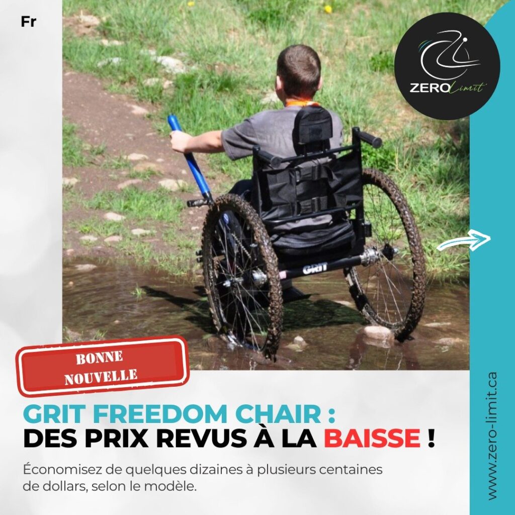 Garçon sur un fauteuil GRIT
