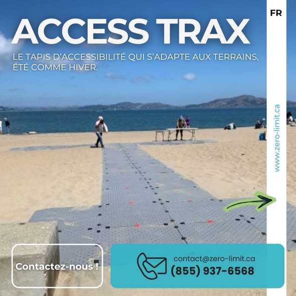 Access Trax sur la plage