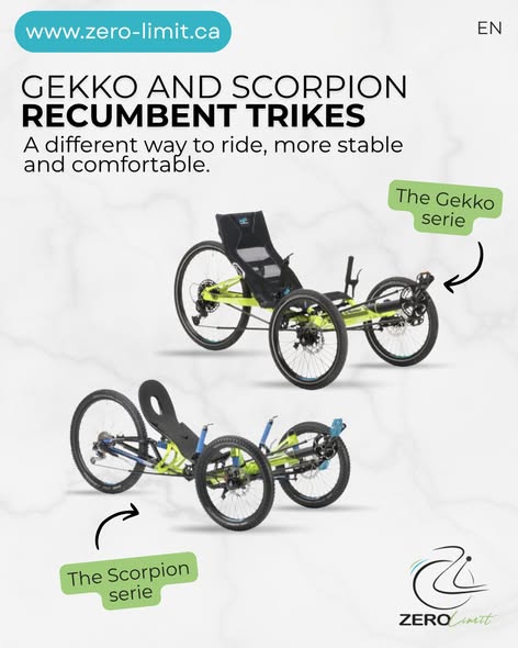 Gekko and Scorpion Trikes