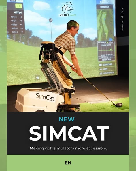a man using the SimCat